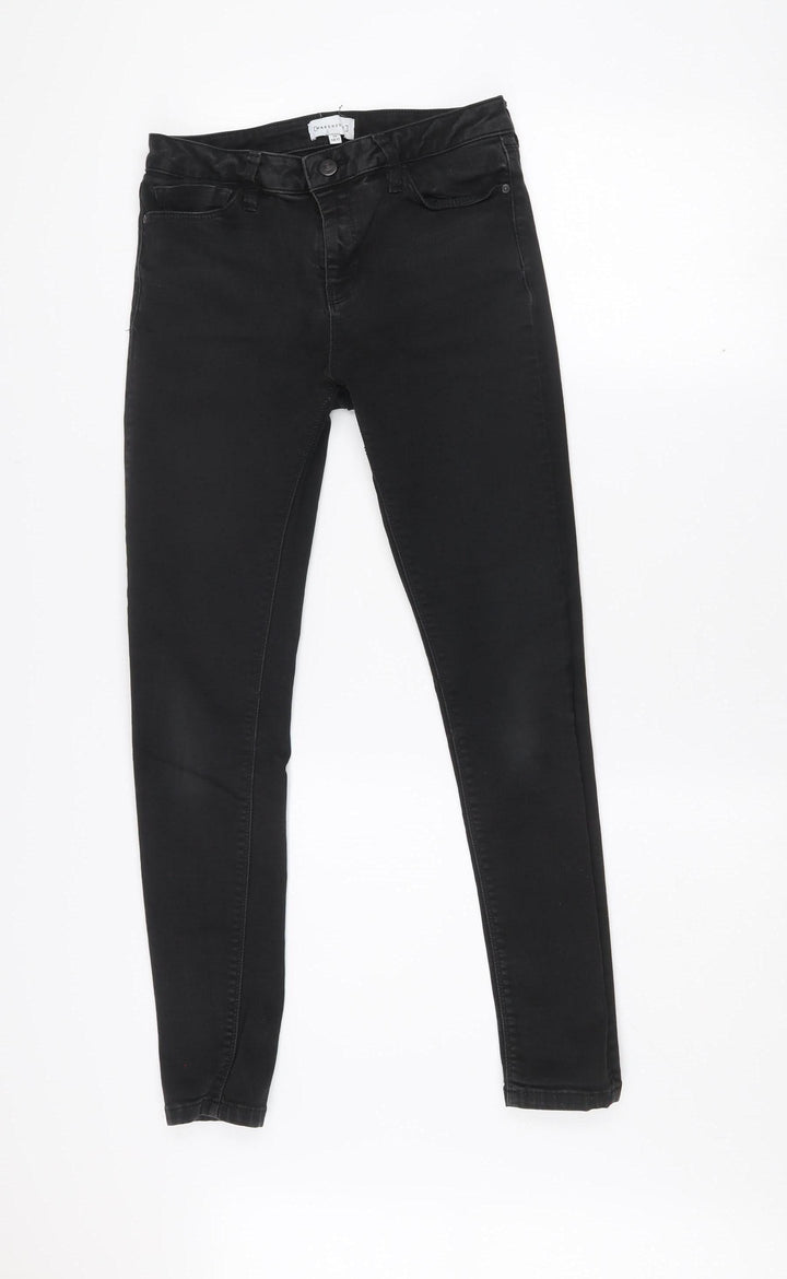 Warehouse Women’s Black Skinny Jeans Size 10 Slim Fit Denim