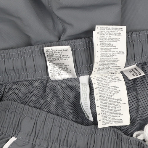 Adidas Men's Grey Track Pants Clima365 M Moisture Wicking Lightweight Activewear Trousers