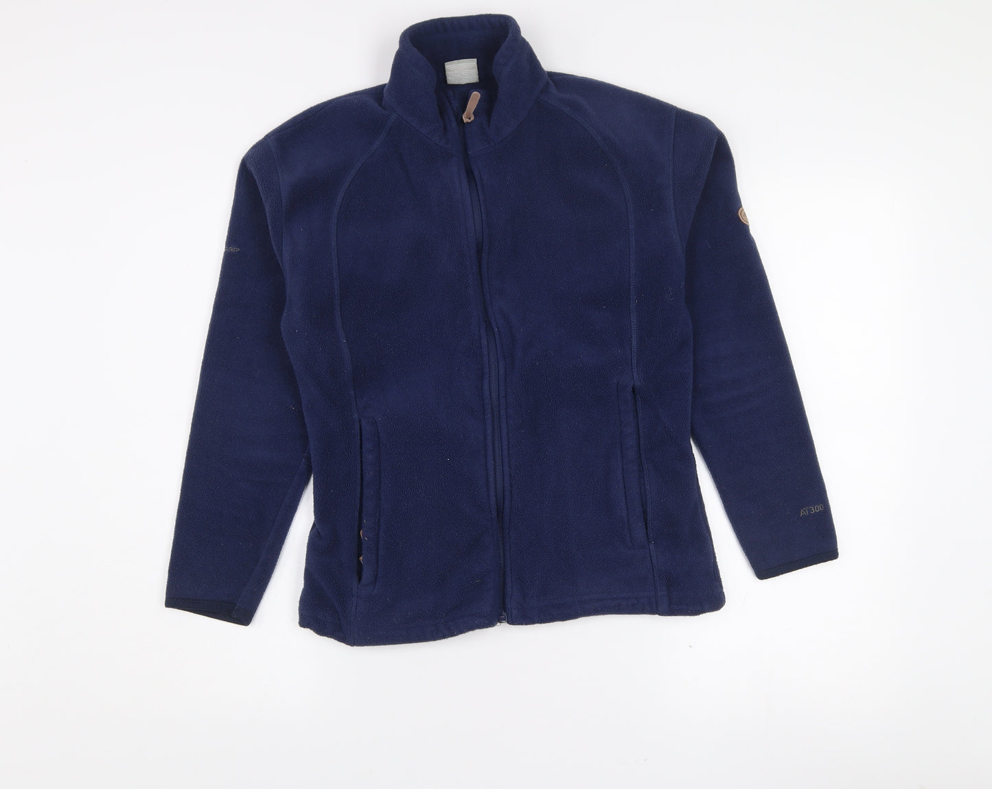 Trespass Women's Blue Fleece Jacket Size 12 Full Zip Outdoor Coat
