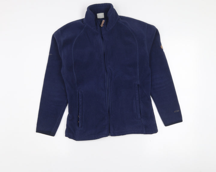 Trespass Women's Blue Fleece Jacket Size 12 Full Zip Outdoor Coat