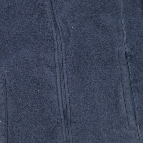 Trespass Women's Blue Fleece Jacket Size 12 Full Zip Outdoor Coat