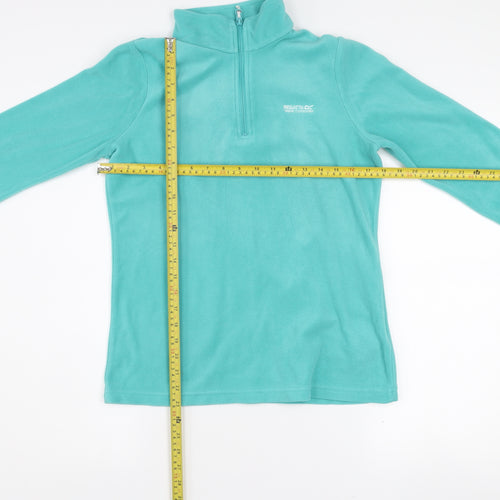 Regatta Women’s Blue 1/4 Zip Fleece Sweatshirt UK 10