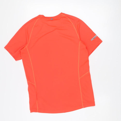 Nike Men's Orange Dri-Fit Running T-Shirt Size S