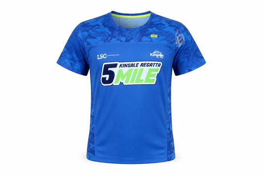 42K Unisex Blue Running T-Shirt Size S Athletic Fit Kinsale Regatta 5 Mile
