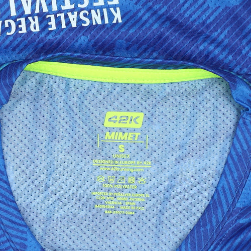 42K Unisex Blue Running T-Shirt Size S Athletic Fit Kinsale Regatta 5 Mile