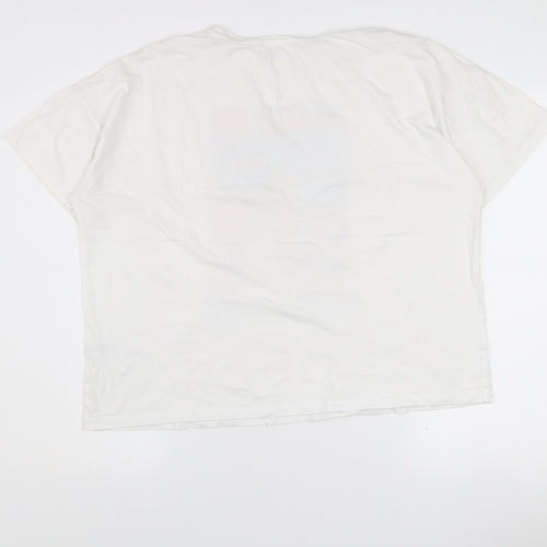 Savida Women’s White Sequin Santorini T-Shirt Size 16