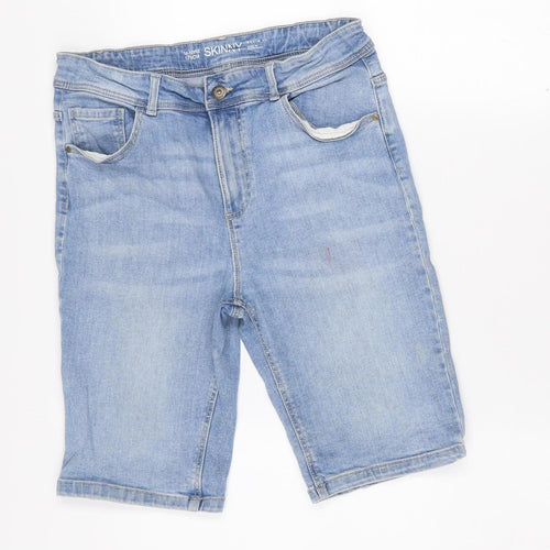 Denim Co. Boys Blue Denim Slim Fit Bermuda Shorts 14-15 Years