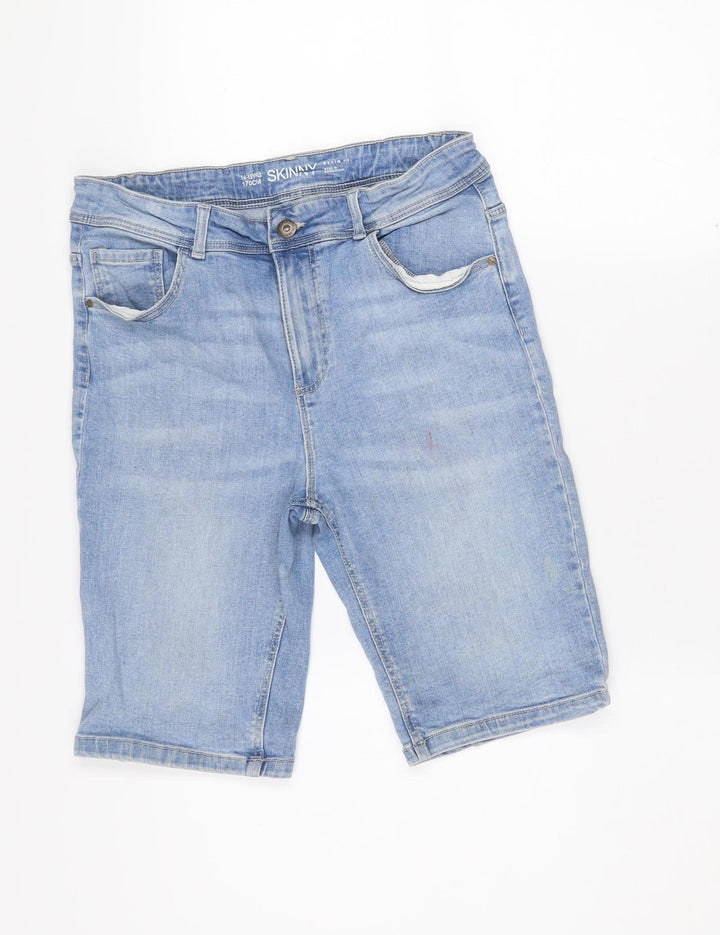 Denim Co. Boys Blue Denim Slim Fit Bermuda Shorts 14-15 Years