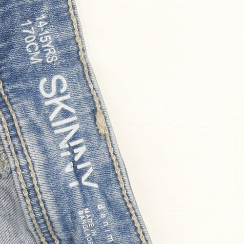 Denim Co. Boys Blue Denim Slim Fit Bermuda Shorts 14-15 Years