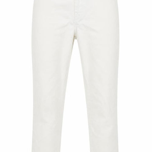 Savida Women's Ivory Regular Fit Cotton Stretch Straight Jeans UK 10