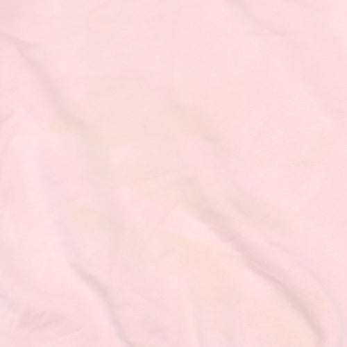 Nike Women Pink Cotton Pullover Sweatshirt Size S Crew Neck