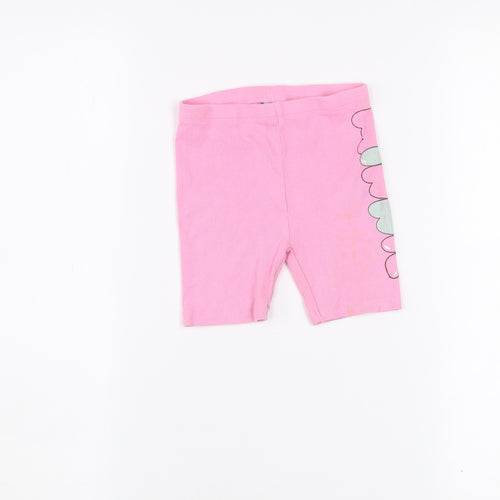 Disney Baby Girls Pink Minnie Mouse Cotton Shorts 24 Months
