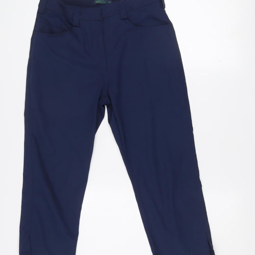 Pádraig Harrington Navy Blue Women's Chino Trousers Size 10
