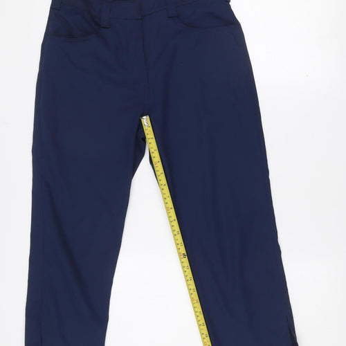 Pádraig Harrington Navy Blue Women's Chino Trousers Size 10
