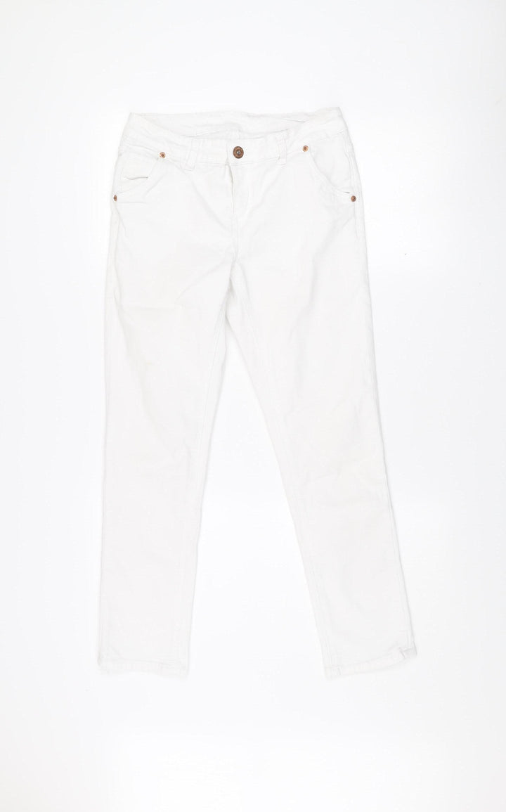 Denim Co Women’s White Mid Rise Skinny Jeans Size 10