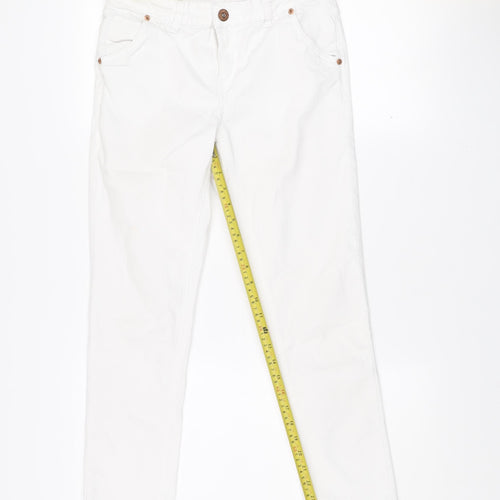 Denim Co Women’s White Mid Rise Skinny Jeans Size 10