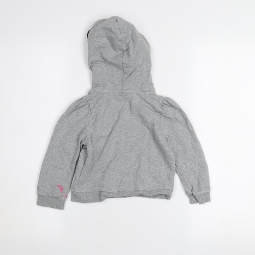 name it Girls Grey Minnie Mouse Pullover Hoodie 2-3 Years Hooded Sweatshirt