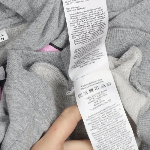 name it Girls Grey Minnie Mouse Pullover Hoodie 2-3 Years Hooded Sweatshirt