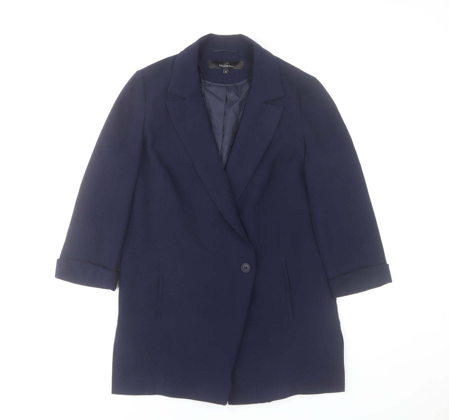 Next Women's Blue Size 8 Single-Breasted Tailored Blazer