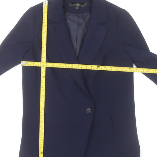 Next Women's Blue Size 8 Single-Breasted Tailored Blazer