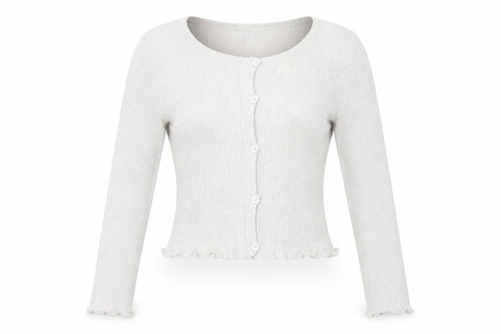 Pull&Bear Women's Beige Slim Fit Knit Cardigan Size S