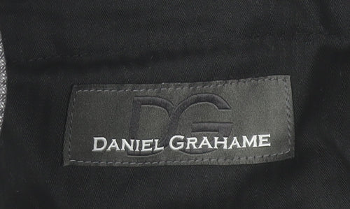 Daniel Grahame Men's Grey 42S Regular Fit Dress Trousers