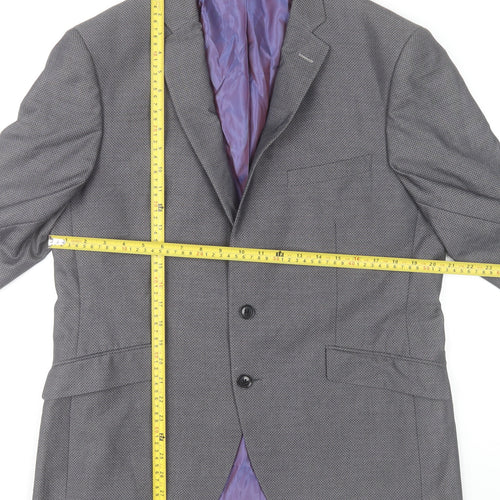Daniel Grahame Men's Grey 42S Classic Fit Blazer Jacket