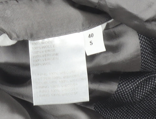 Austin Reed Men’s Grey Wool Blazer Jacket 40 Regular Classic Fit