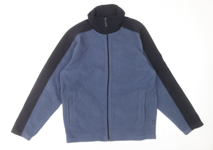 Peter Storm Men's Blue Fleece Full Zip Jacket Size S