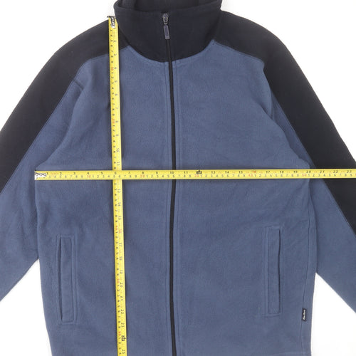 Peter Storm Men's Blue Fleece Full Zip Jacket Size S