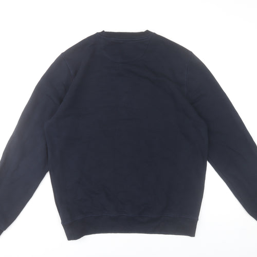 Remus Uomo Jeans Men’s Blue M Pullover Sweatshirt Crew Neck