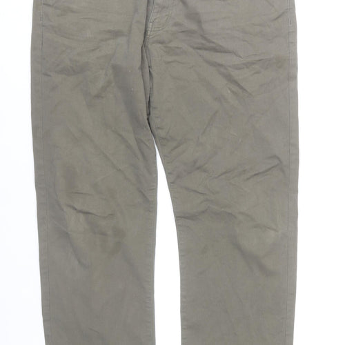 Dunnes Stores Men’s Khaki Straight Jeans 38W 34L Cotton Stretch