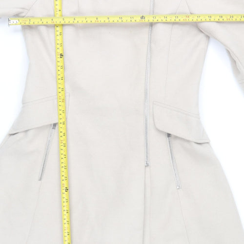 St. Bernard for Dunnes Stores Women's Beige Belted Mid-Length Coat Size 10