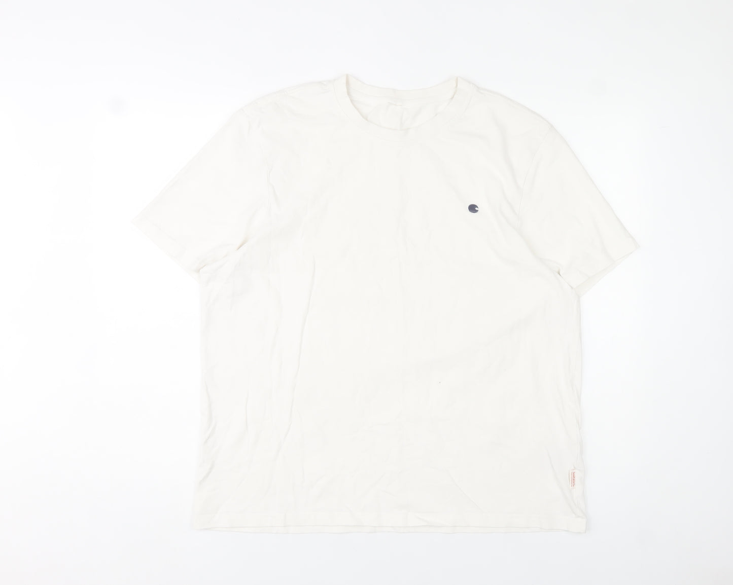 SoulCal & Co Men's White 2XL Short Sleeve Cotton Crew Neck T-Shirt
