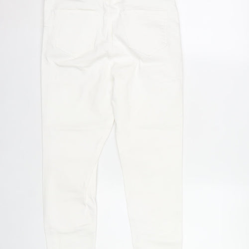 New Look Women White Skinny Lift & Shape Jeans Size 12