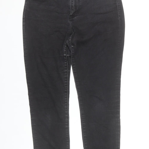 Abercrombie & Fitch Womens Black Harper Ankle Jeans Size 8 Slim Fit