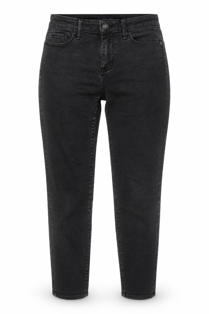 Abercrombie & Fitch Womens Black Harper Ankle Jeans Size 8 Slim Fit