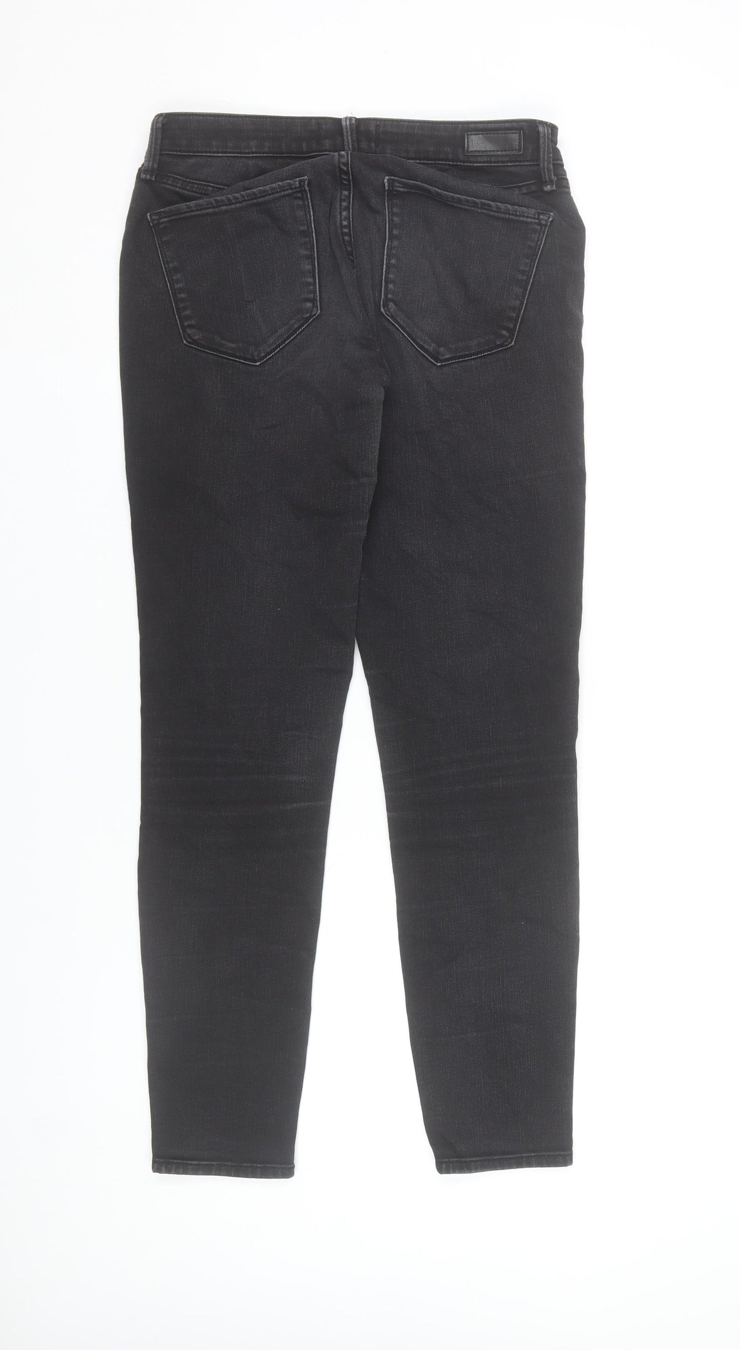 Abercrombie & Fitch Womens Black Harper Ankle Jeans Size 8 Slim Fit