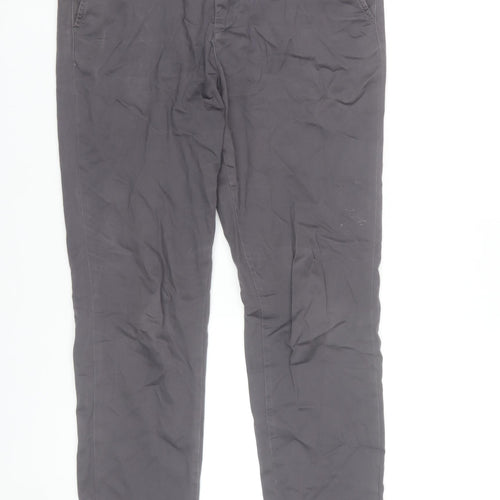 Jack & Jones Men's Grey Slim Fit Chino Trousers Size 32x32