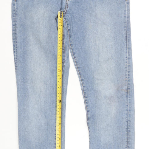 Men’s Light Blue Skinny Denim Jeans Size 30 Regular Fit