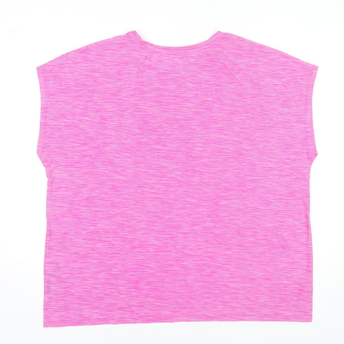 St. Bernard for Dunnes Stores Pink XL Women's Activewear T-Shirt