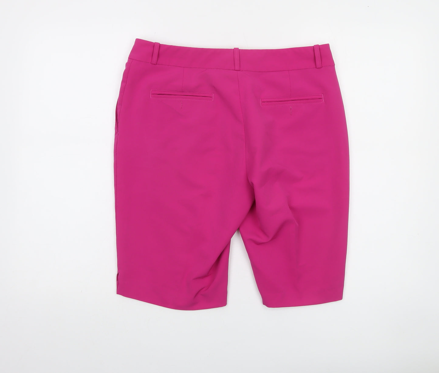 Fairway & Greene Women's Pink Bermuda Golf Shorts Size 8 Stretch
