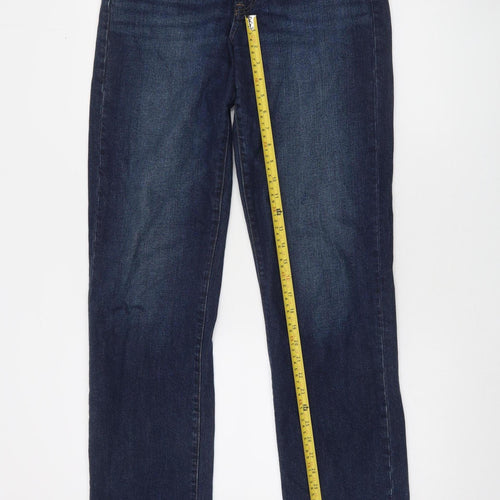 GAP Men's Blue Slim Straight Denim Jeans Size 27 Tall