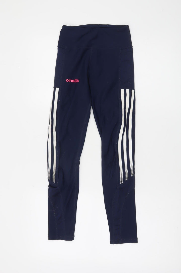 O’Neills Girls Blue Athletic Leggings Age 10-11 Years Reflective Sportswear