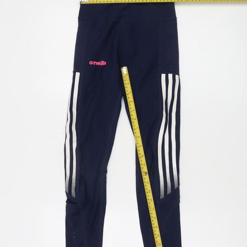 O’Neills Girls Blue Athletic Leggings Age 10-11 Years Reflective Sportswear