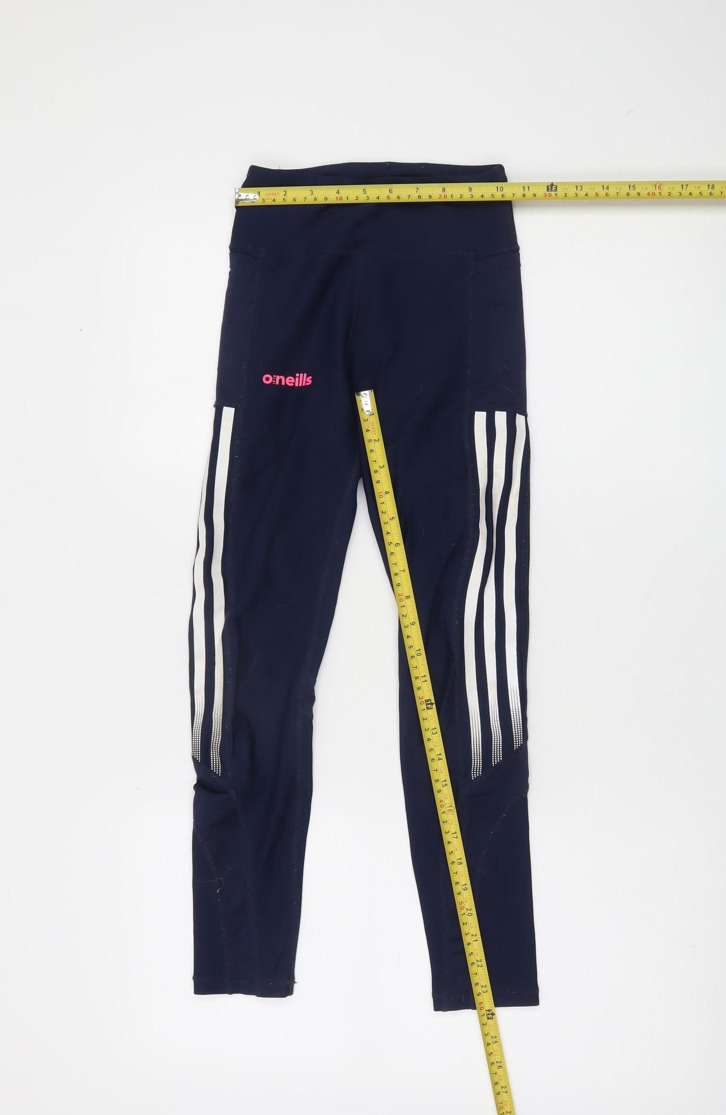 O’Neills Girls Blue Athletic Leggings Age 10-11 Years Reflective Sportswear