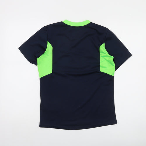 Umbro Boys Blue Football Jersey T-Shirt 12 Years Lightweight Sports Top