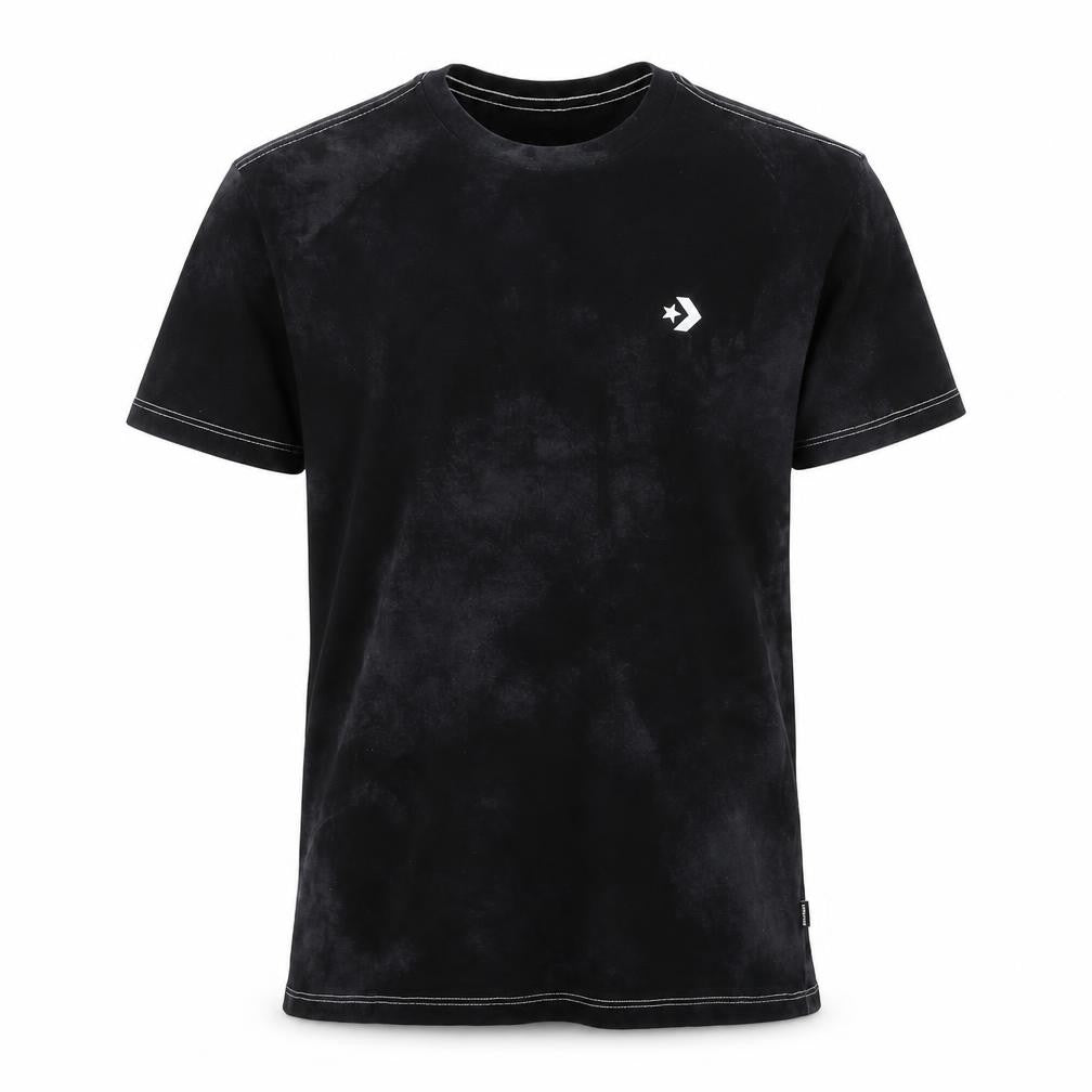 Converse Men's Black Crew Neck Short Sleeve T-Shirt Size S