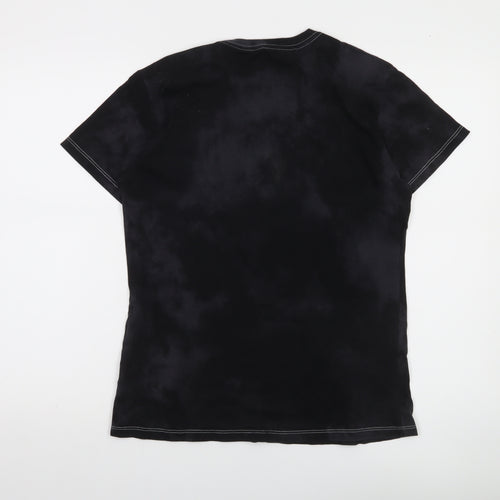 Converse Men's Black Crew Neck Short Sleeve T-Shirt Size S