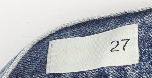GAP Women’s Blue Denim A-Line Short Skirt Size 8 Cotton